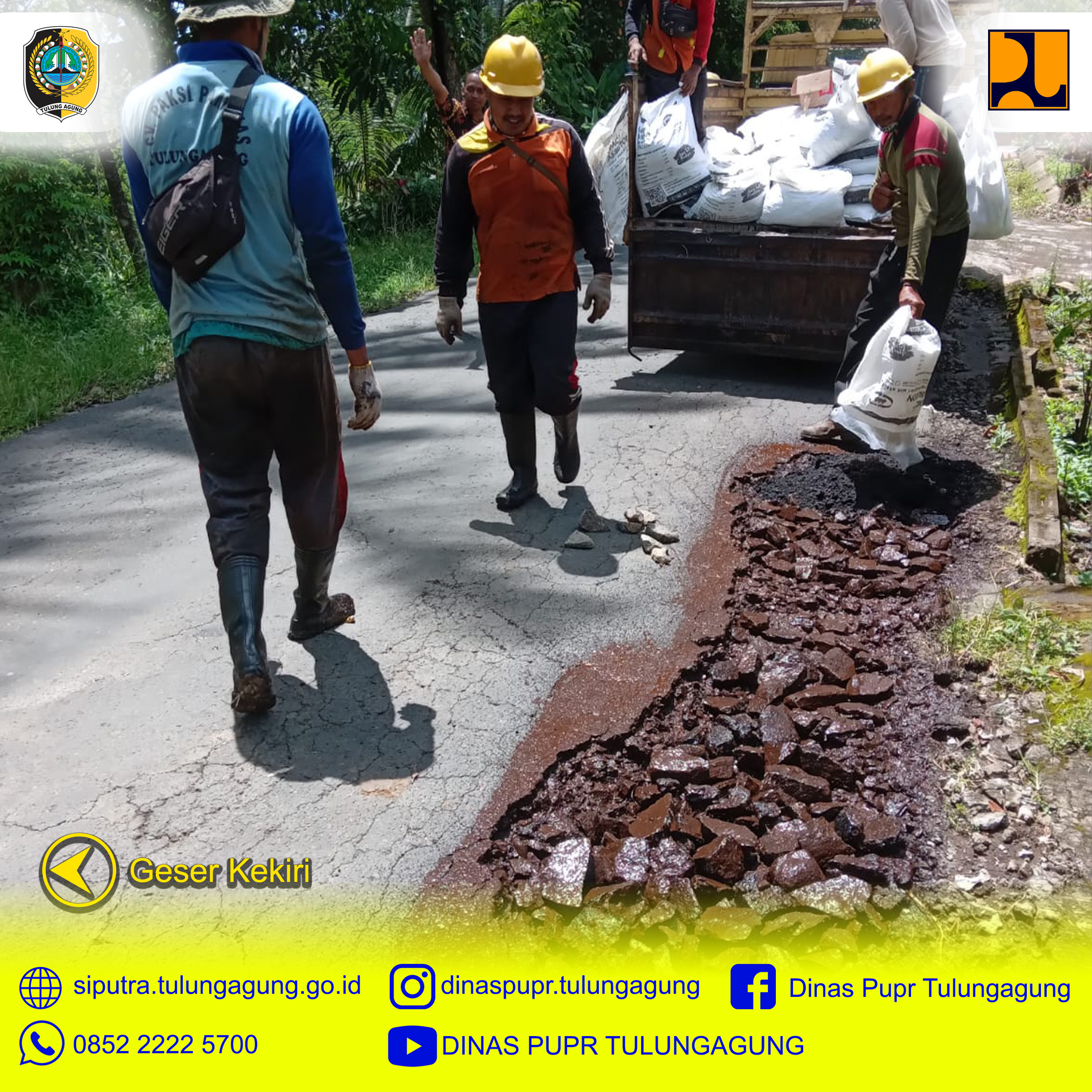 Perbaikan Jalan Di Desa Sendang
