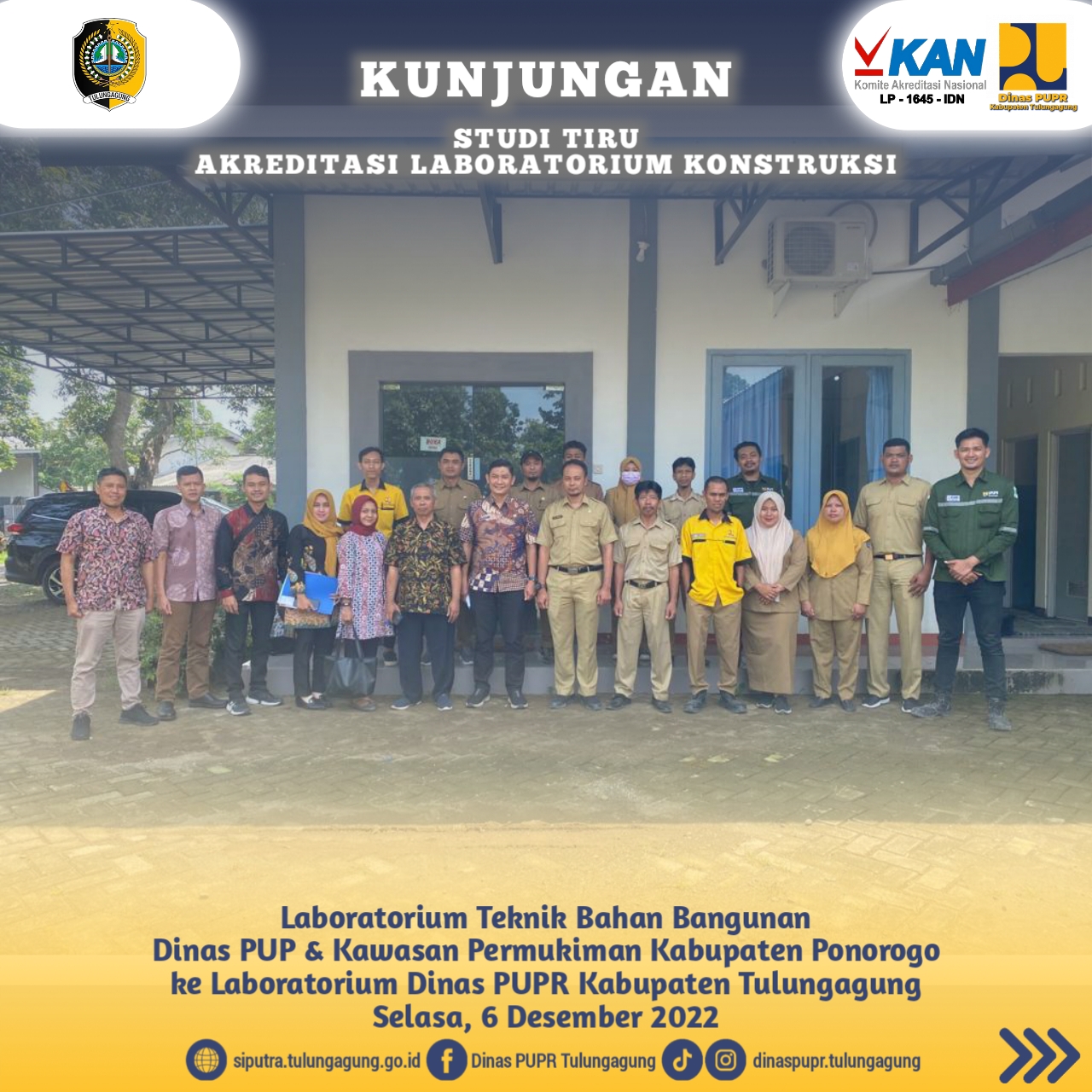 Kunjungan Studi Tiru Akreditasi Laboratorium Konstruksi